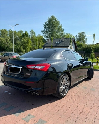 Maserati Ghibli cena 184000 przebieg: 85000, rok produkcji 2019 z Warszawa małe 67